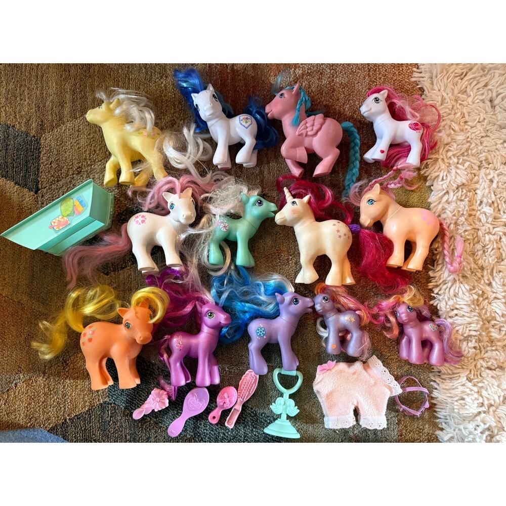Vintage My Little Pony Lot G1 G3 Hasbro 80s 2000s Bulk Collection Accessories
